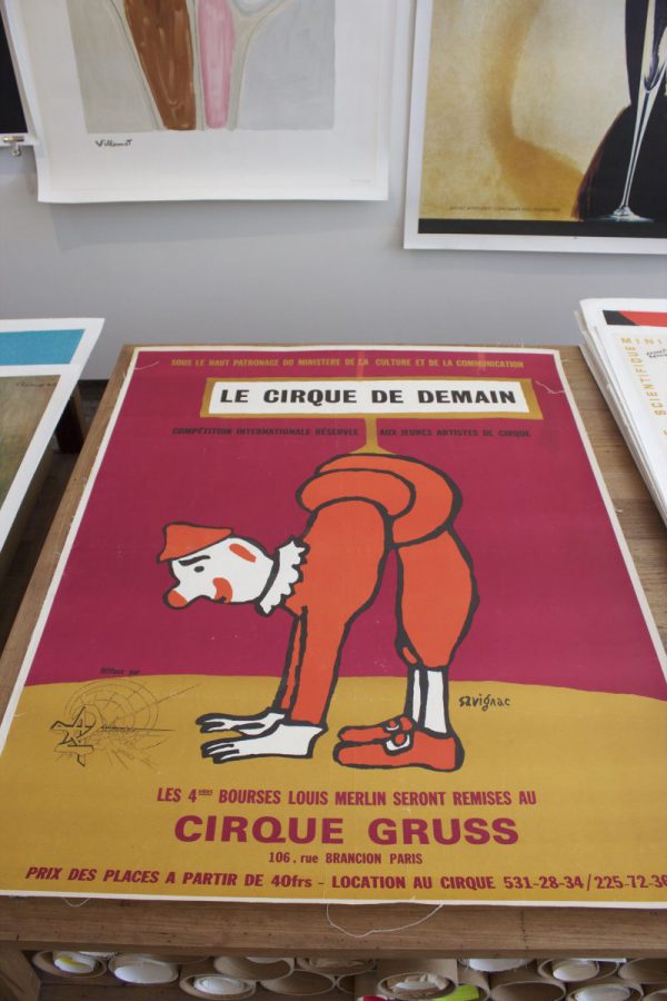 Savignac Le Cirque De Demain original vintage poster