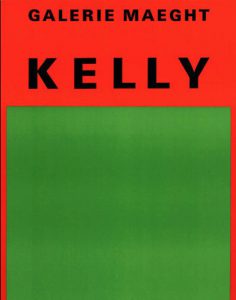 Ellsworth Kelly Orange et vert Original Vintage Poster
