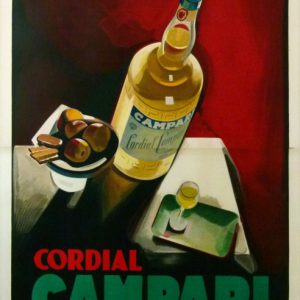Cordial Campari Nizzoli 1927 Original Vintage Poster