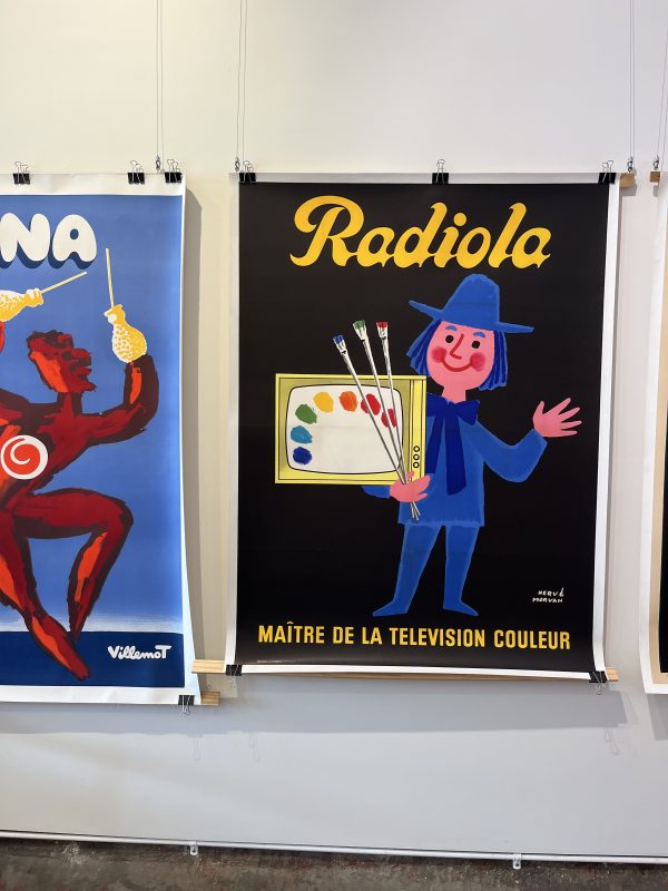 radiola vintage poster herve morvan
