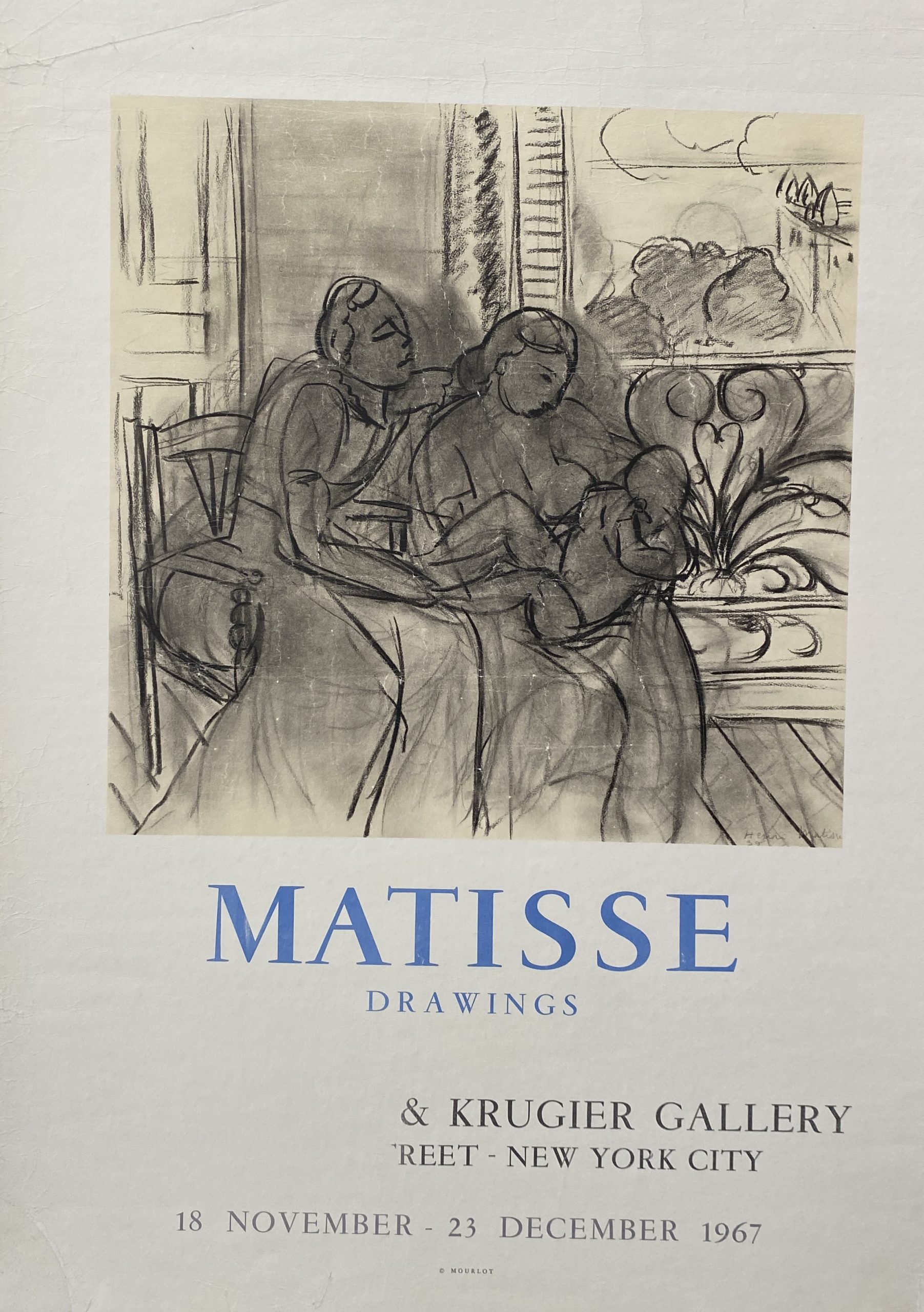 Matisse Drawings Original Vintage Poster