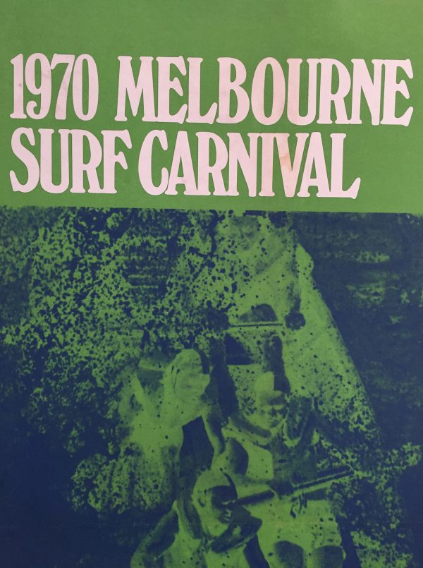 1970 Melbourne Cup Surf Carnival Original Vintage Poster