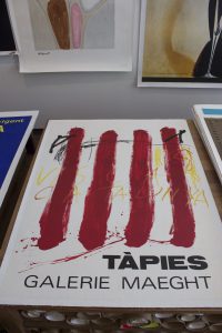 Tapies Antoni Tapies Visca Catalunya original vintage poster