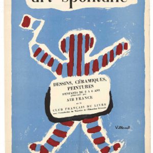 Exposition art spontané by Villemot Original Vintage Poster