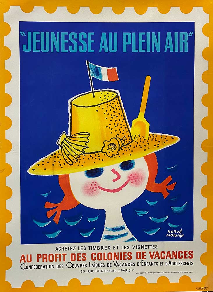 Jeunesse Au Plein Air Beach Original Vintage Poster