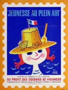 Jeunesse Au Plein Air Beach Original Vintage Poster