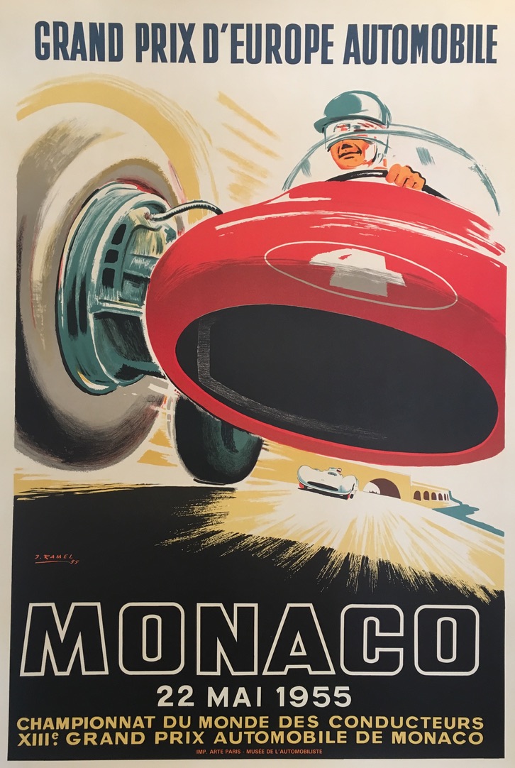 Monaco Grand Prix 1955 by Falcucci