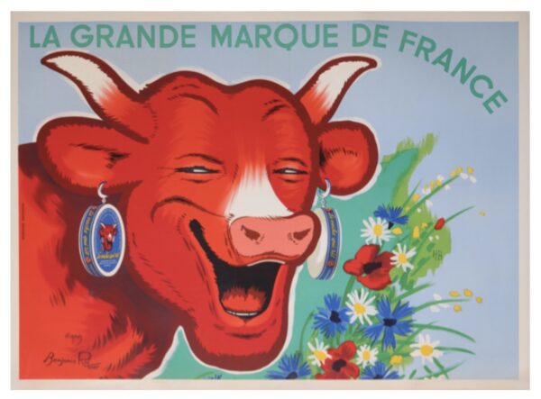 La Vache Qui Rit La Grande Marque Francaise Original Vintage Poster