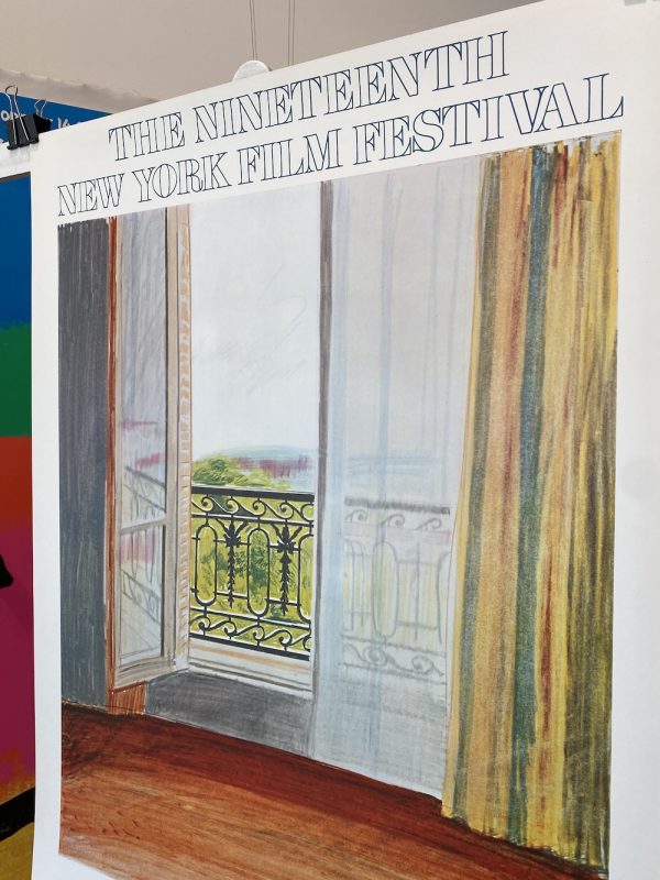 David Hockney New York Film Festival Original Vintage Poster