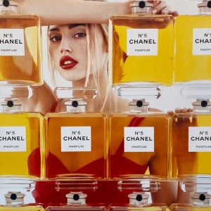 1999 Original Chanel No. 5 Poster Perfume Bottles