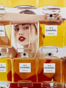 1999 Original Chanel No. 5 Poster Perfume Bottles
