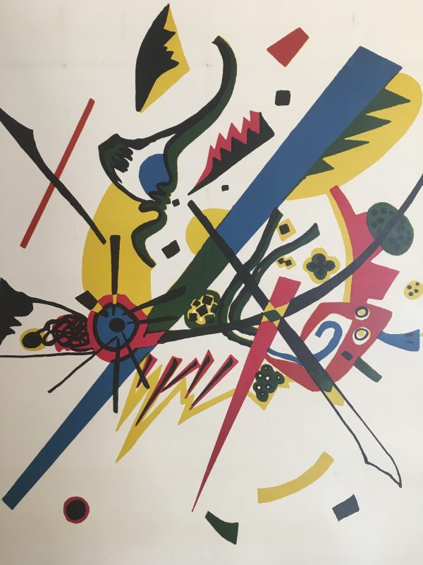 Kandinsky Centre Georges Pompidou Original Vintage Poster