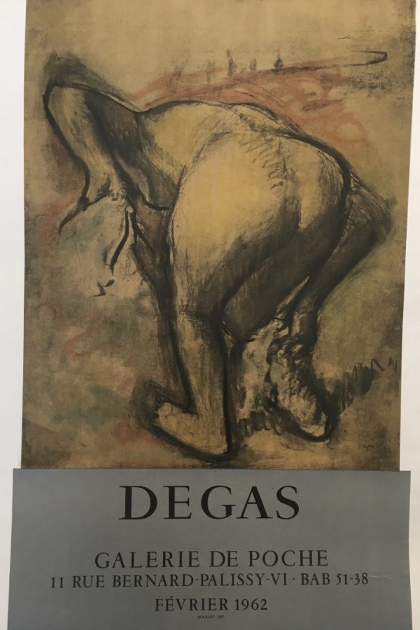 Degas Galerie De Poche Original Vintage Poster