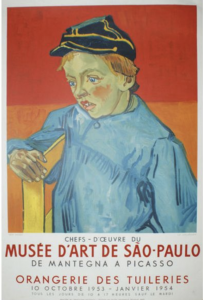 Musee D'art de Sao Paulo Picasso Original Vintage Poster