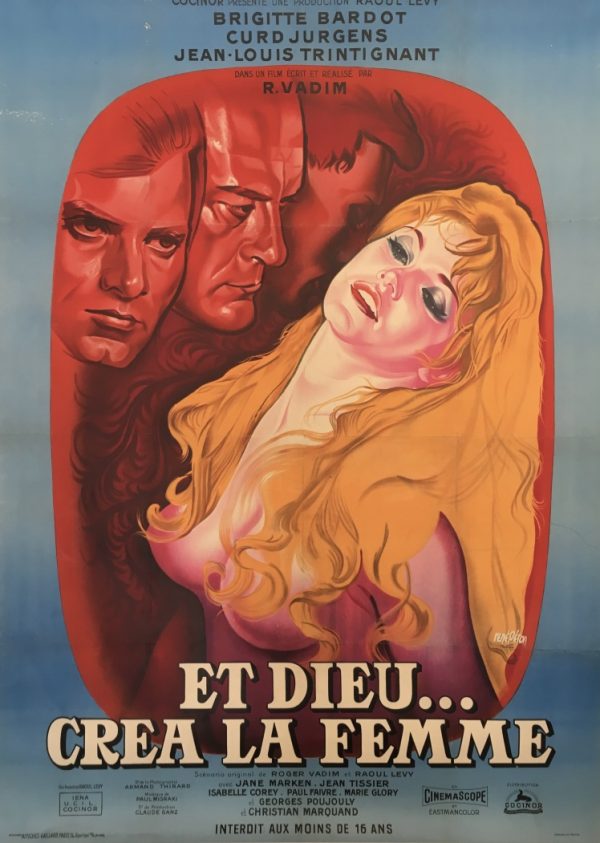 Brigitte Bardot ...And God Created Woman Original Vintage Poster