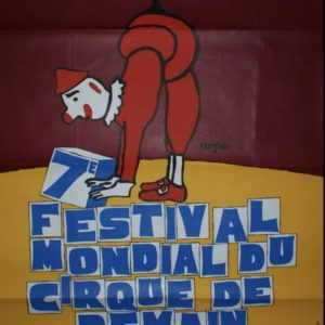 Savignac Festival Mondial du Cirque de Demain Original Vintage Poster