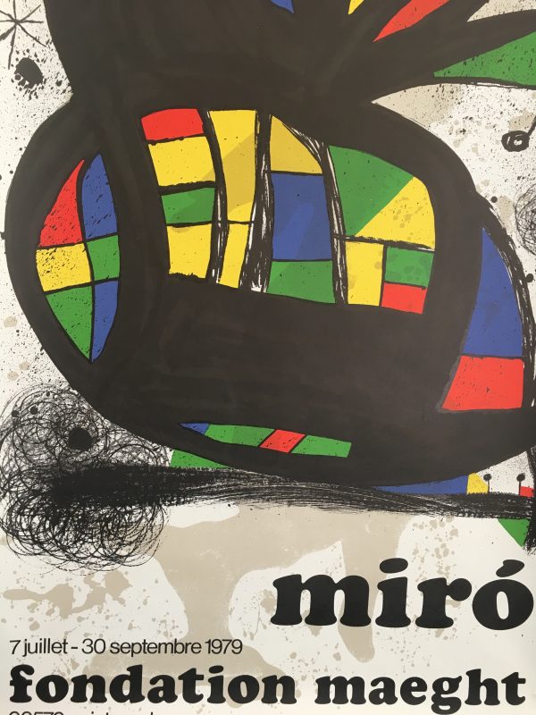 Miro Fondation Maeght 1979 Original Vintage Poster