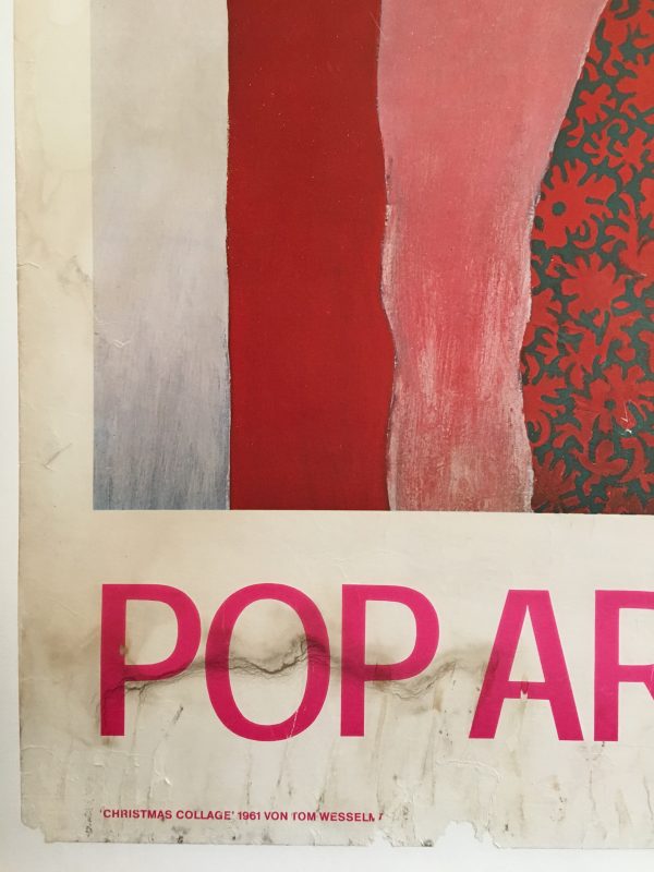 Pop Art City-Galerie Zurich Original Vintage Poster