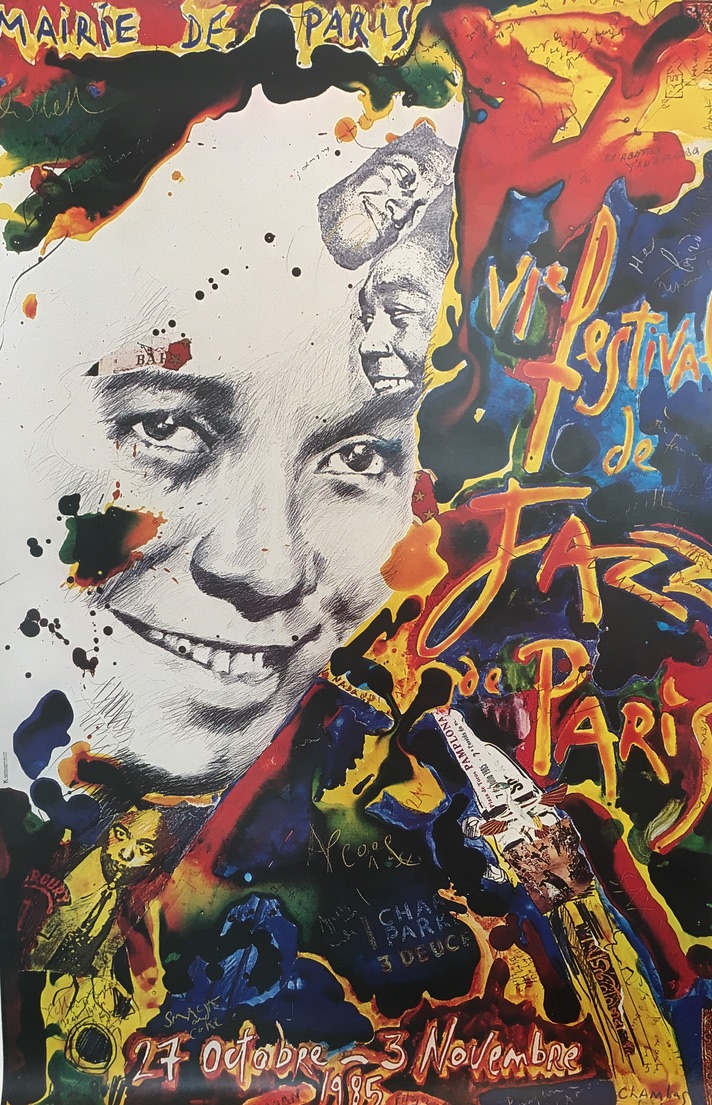 Vi Festival de Jazz Paris Original Vintage Poster