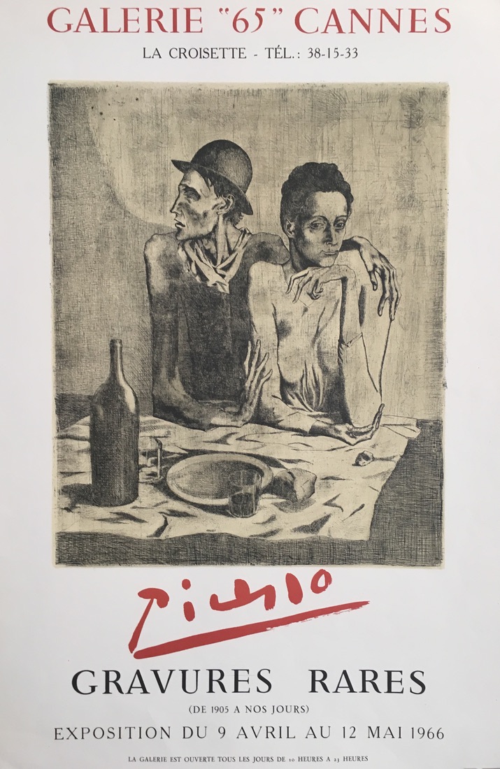 Picasso Gravures Rares 1966 Original Vintage Poster