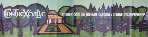 CONTREXÉVILLE 'Vosges Station Du Rein' Original Vintage Poster