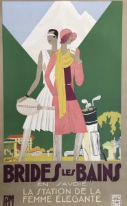 Brides les Bains by Leon Benigni Original Vintage Travel Poster