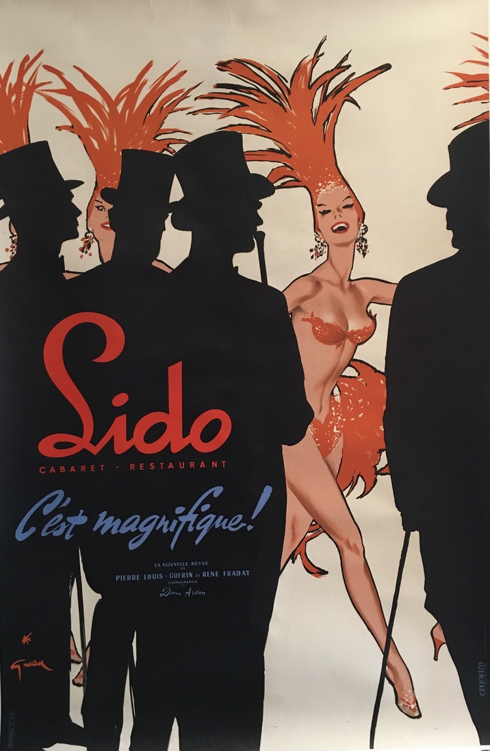 Lido C'est Magnifique by Gruau Original Vintage Poster