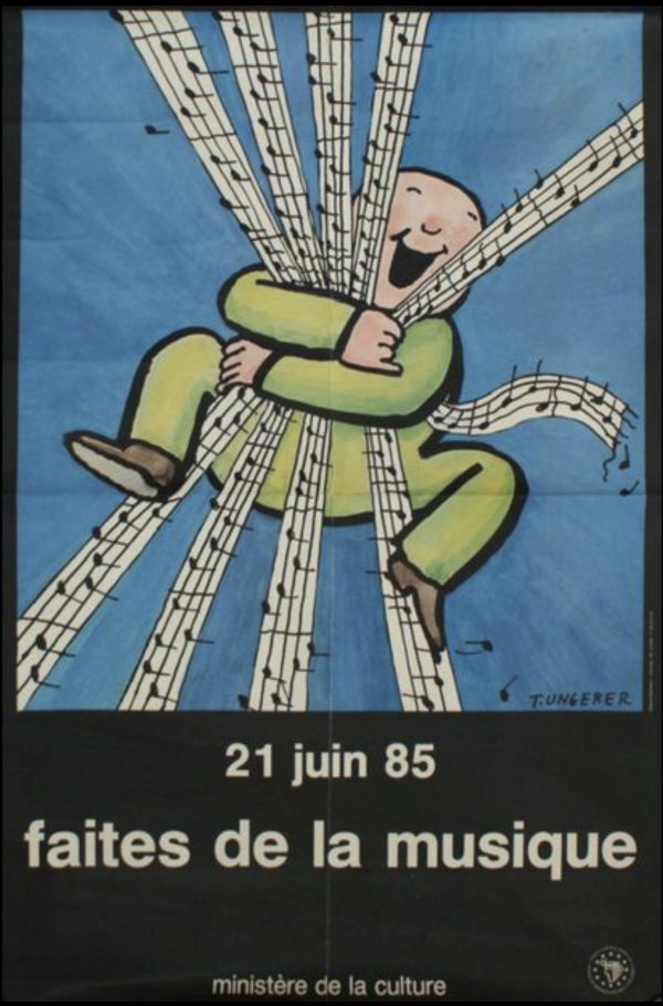 Faites de la musique 1985 Original Vintage Poster