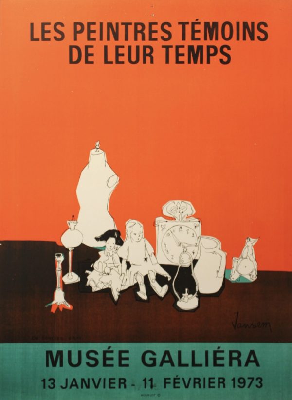 Les Peintres Temoins de Leur Temps Original Vintage Poster
