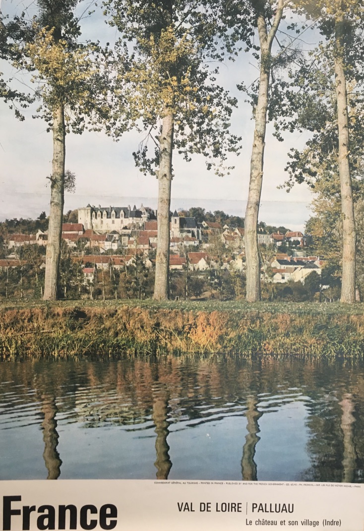 France Val De Loire Palluau Original Vintage Poster