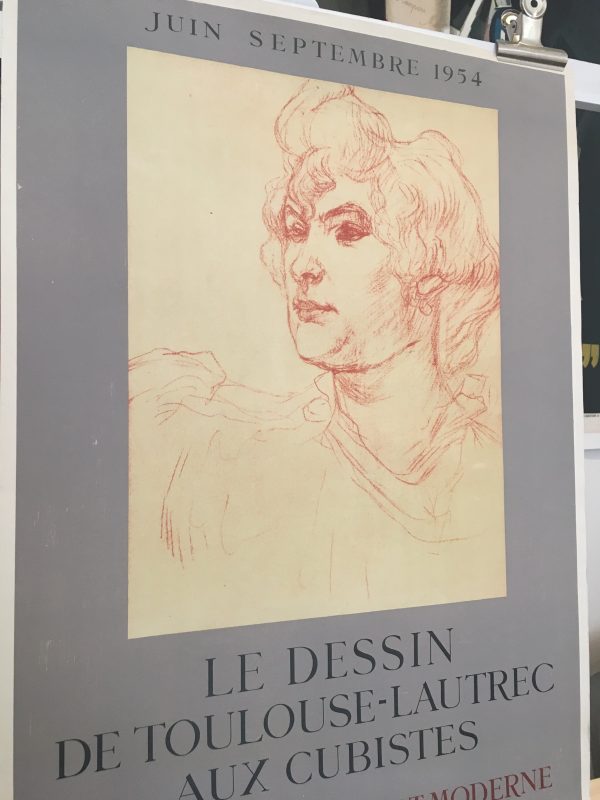 Toulouse Lautrec Musee National D'Art Moderne Original Vintage Poster