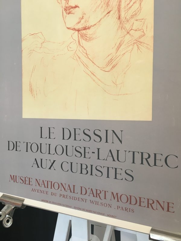 Toulouse Lautrec Musee National D'Art Moderne Original Vintage Poster