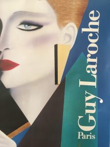 Clandestine - Guy Laroche by Razzia Original Vintage Poster