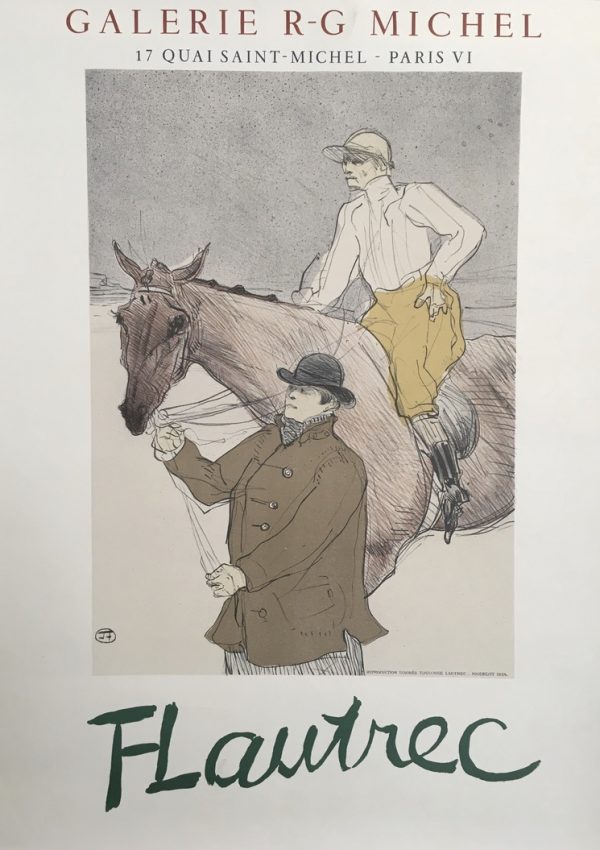 FLautrec Galerie R-G Michel 1954 Original Vintage Poster