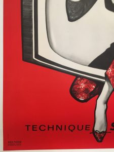 Technique Schaub-Lorenz Original Vintage Poster