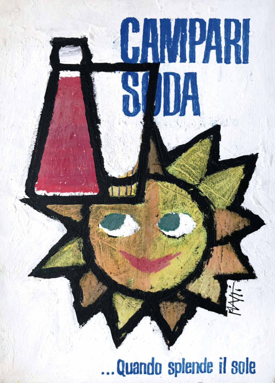 Campari Soda by Piatti Original vintage poster