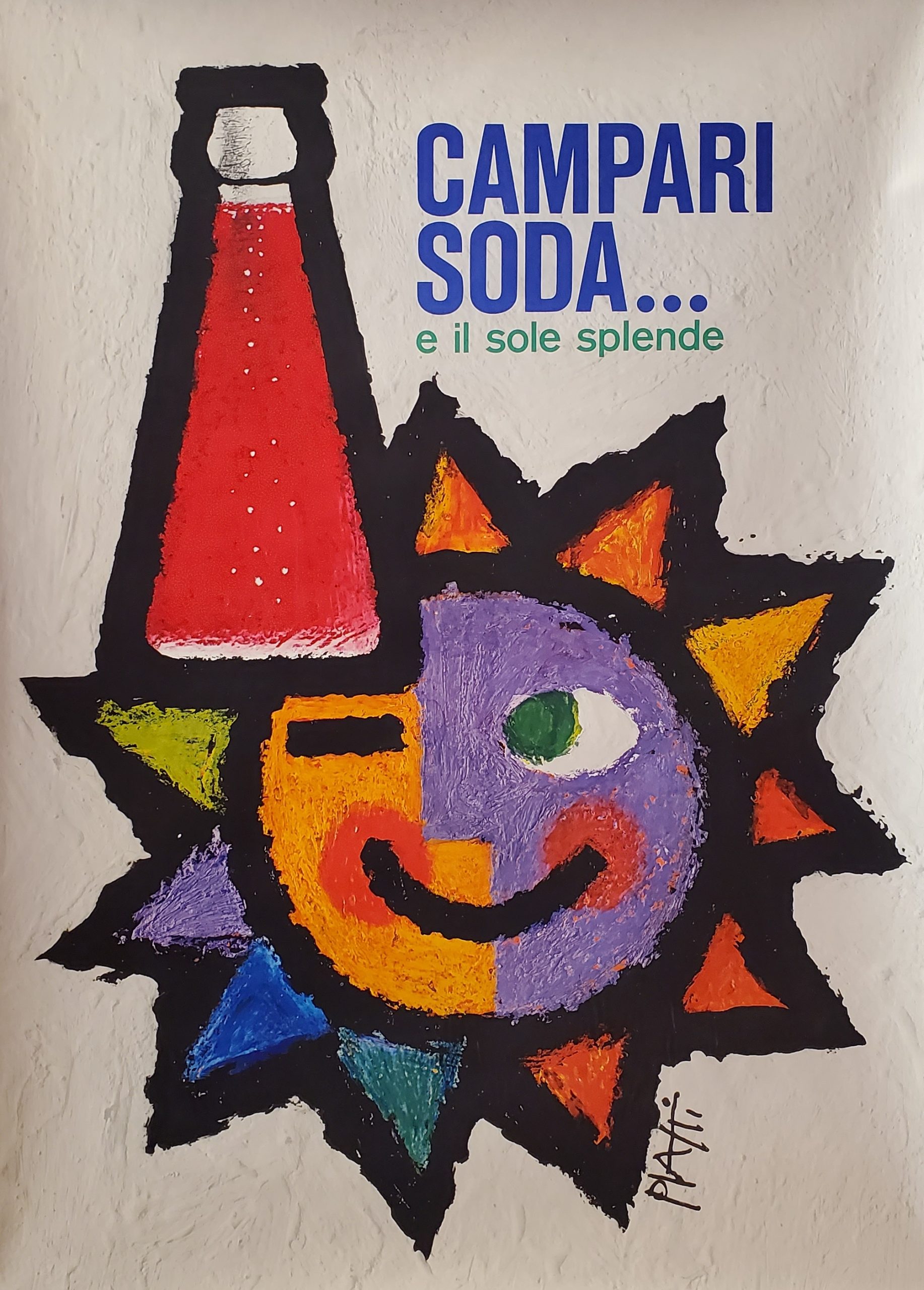 Campari Soda by Piatti Original vintage poster