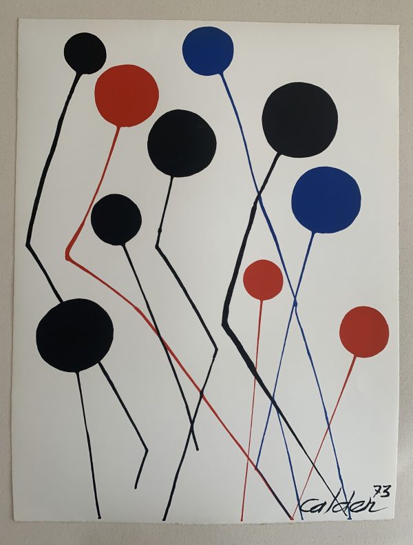 Calder 1973 Original Lithograph
