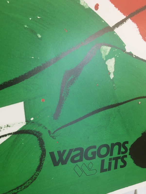 Wagons-lits 1988 Aki Kuroda Original Vintage Poster