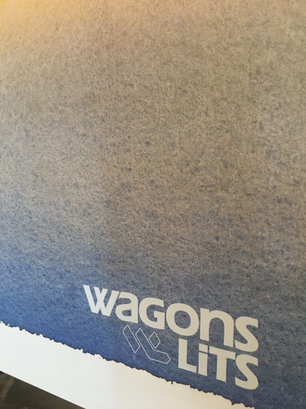 Wagons-lits 1988 Folon Original Vintage Poster