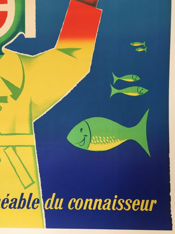 L'impermeable de Connaisseur Original Vintage Poster