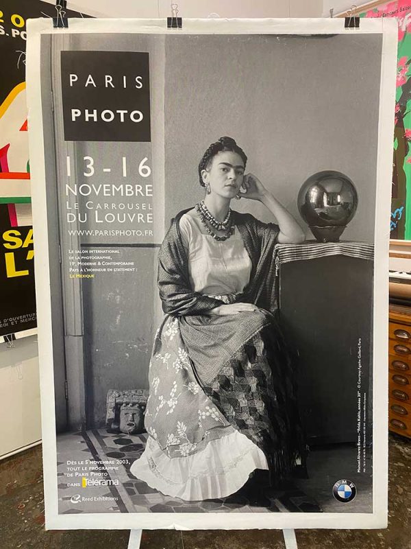 Frida KAHLO by Manuel Alvarez Bravo Original Vintage Poster