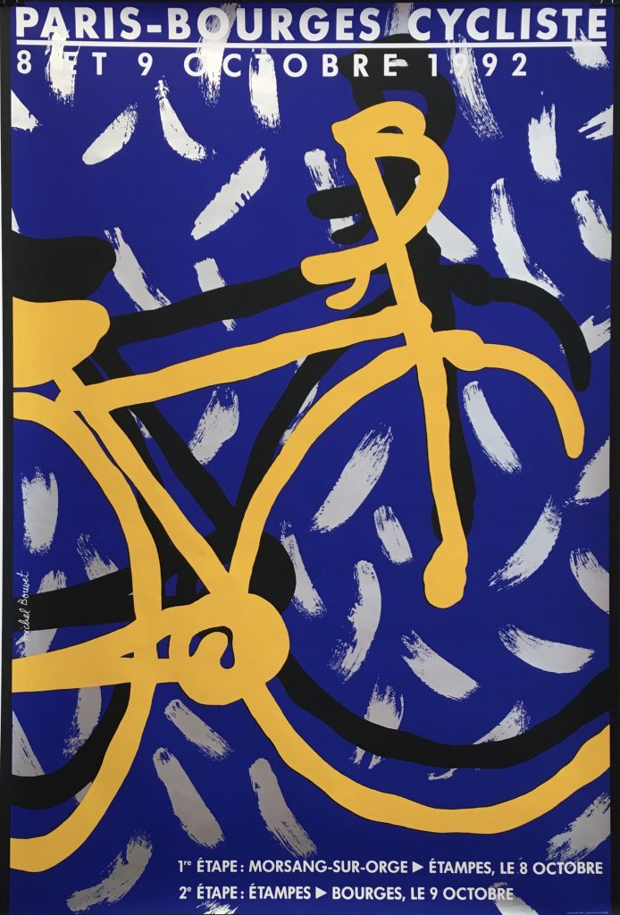 Veste Cycliste Vintage Bourges Viandes - Bleu France, Acrylique, Taille S Homme