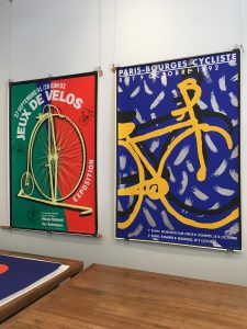 Paris Bourges Cycliste Original Vintage Cycling Poster