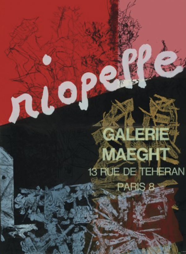 Riopelle Galerie Maeght Original Vintage Exhibition Poster