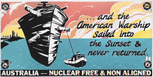 Australia Nuclear Free & Non Aligned Original Vintage Poster
