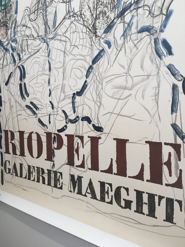 Riopelle Galerie Maeght Original Vintage Poster
