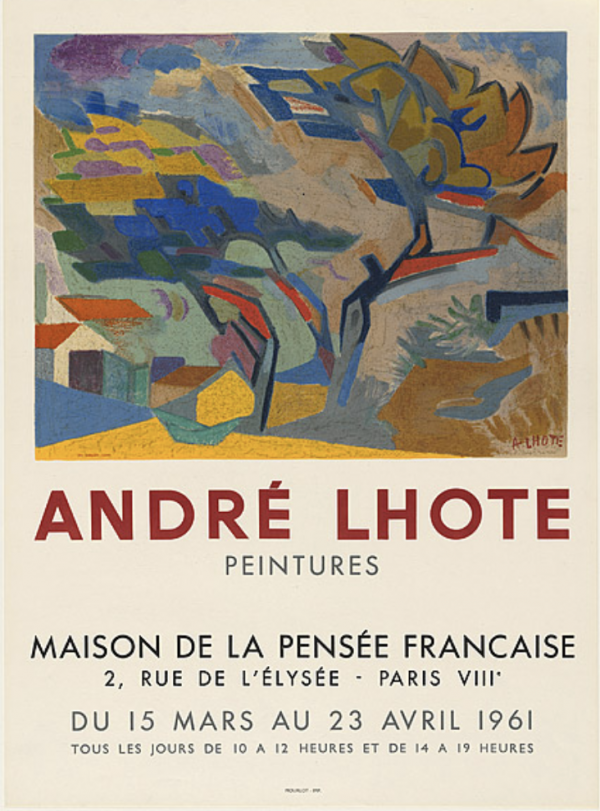 Andre Lhote Peintures1976 Original Vintage Poster