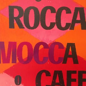 Rocca Mocca Cafe Original Vintage Poster