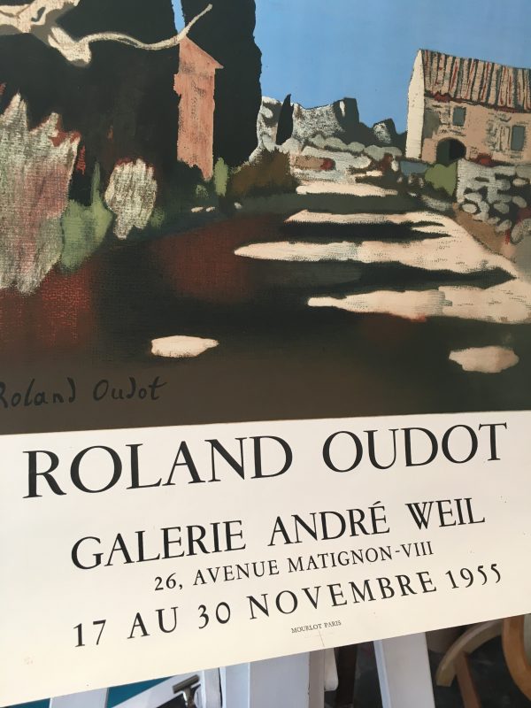 Roland Oudot 1955 Original Vintage Poster Letitia Morris Gallery